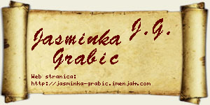 Jasminka Grabić vizit kartica